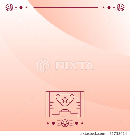 Abstract red gradient background vector. Sport, competition elements are shown. Abstract red gradient background vector. Sport, competition elements are shown. 85738414