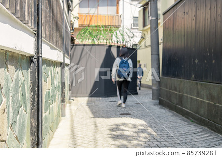 [Kagurazaka Kakurenbo Yokocho back alley] 85739281