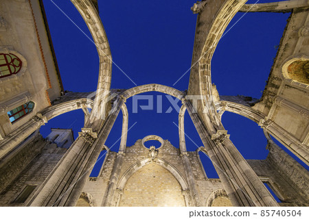 PORTUGAL LISBON CARMO CHURCH 85740504