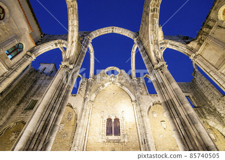 PORTUGAL LISBON CARMO CHURCH PORTUGAL LISBON CARMO CHURCH 85740505