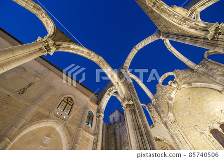 PORTUGAL LISBON CARMO CHURCH 85740506