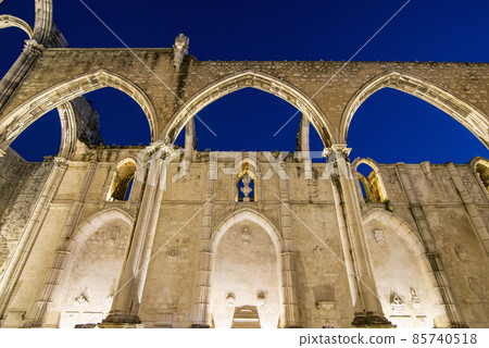 PORTUGAL LISBON CARMO CHURCH PORTUGAL LISBON CARMO CHURCH 85740518