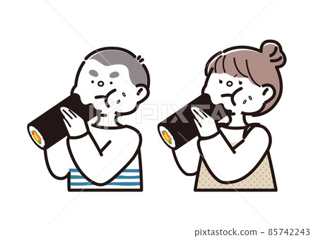 吃Ehomaki的孩子 85742243