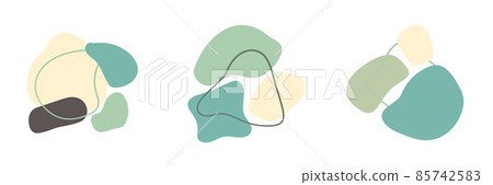 Minimal organic abstract shapes. Simple trendy backgrounds in pastel colors. Modern geometric design template. Vector illustration for social posts and story Minimal organic abstract shapes. Simple trendy backgrounds in pastel colors. Modern geometric design template. Vector illustration for social posts and story 85742583
