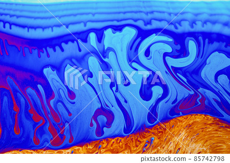 Psychedelic multicolored background abstract. Rainbow colors. patterns background. Photo macro shot of soap bubbles. Psychedelic multicolored background abstract. Rainbow colors. patterns background. Photo macro shot of soap bubbles. 85742798