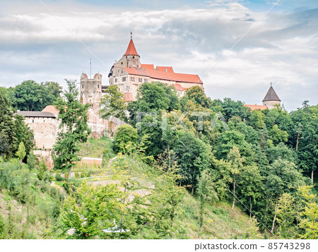 Castle Pernstejn. The one of the most beautiful and importent castle Castle Pernstejn. The one of the most beautiful and importent castle 85743298