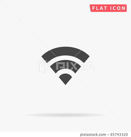 Wi-Fi flat vector icon Wi-Fi flat vector icon 85743320