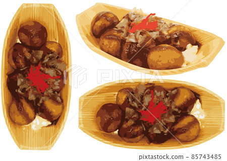 Illustration of takoyaki 85743485