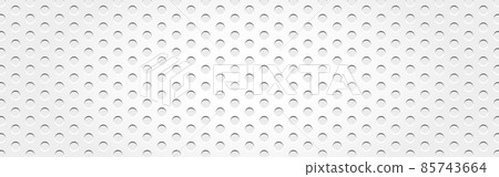 White mesh. Perforated steel texture. Light metal background with holes. Wide industrial material with dots. Modern geometric wallpaper. Vector illustration White mesh. Perforated steel texture. Light metal background with holes. Wide industrial material with dots. Modern geometric wallpaper. Vector illustration 85743664