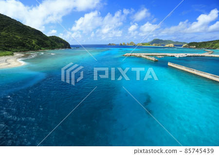 Okinawa Kerama Islands Aka Island Kerama Blue Beautiful Sea Okinawa Kerama Islands Aka Island Kerama Blue Beautiful Sea 85745439