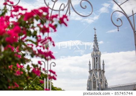 The famous gothic church of La Ermita built on 1602 in the city of Cali in Colombia The famous gothic church of La Ermita built on 1602 in the city of Cali in Colombia 85745744