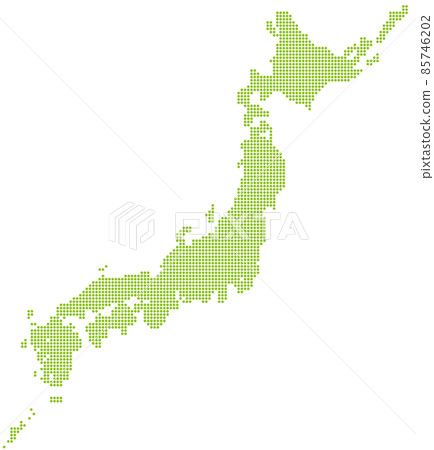Dot Japan Map 85746202