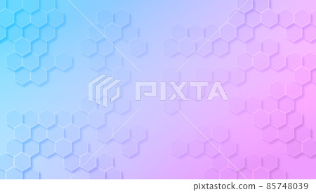 六角抽象背景設計 六角抽象背景設計 85748039