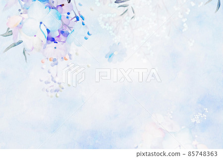 Elegant and beautiful watercolor flower illustration Elegant and beautiful watercolor flower illustration 85748363