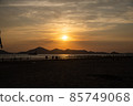 釜山多大浦海灘日落 85749068