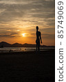 釜山多大浦海灘日落 85749069