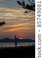 釜山多大浦海灘日落 85749081