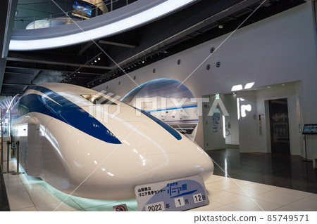 Linear motor car exhibited at Yamanashi Prefectural Linear Tour Center Linear motor car exhibited at Yamanashi Prefectural Linear Tour Center 85749571