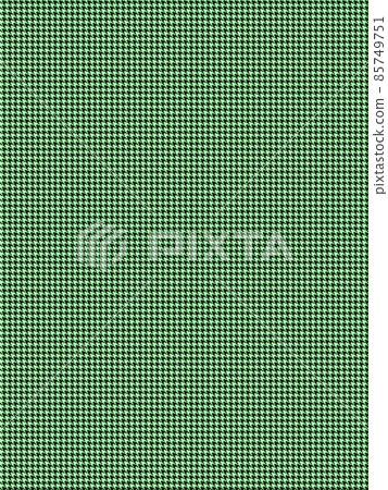 背景材料 圖案材料 千鳥格 無縫圖案 葉綠 左上垂直 85749751