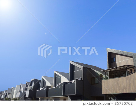 Residential area architecture detached house Residential area architecture detached house 85750762