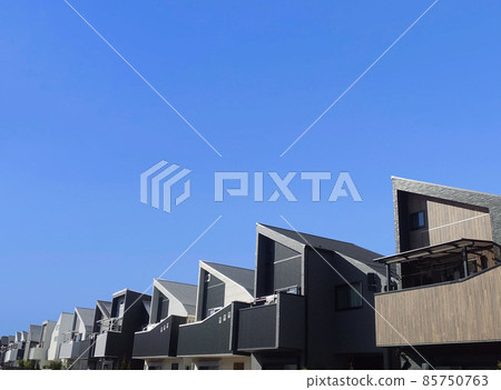 Residential area architecture detached house Residential area architecture detached house 85750763