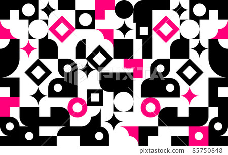 Minimal graphic design cover template with geometric shapes and lines. Colorful geometric background. Vector illustration Minimal graphic design cover template with geometric shapes and lines. Colorful geometric background. Vector illustration 85750848