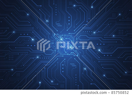 Abstract digital background with technology circuit board texture. Electronic motherboard illustration. Communication and engineering concept. Vector illustration Abstract digital background with technology circuit board texture. Electronic motherboard illustration. Communication and engineering concept. Vector illustration 85750852