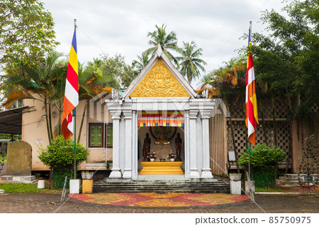 Cambodian Buddhist Students Centre outdoors view on a daytime 85750975