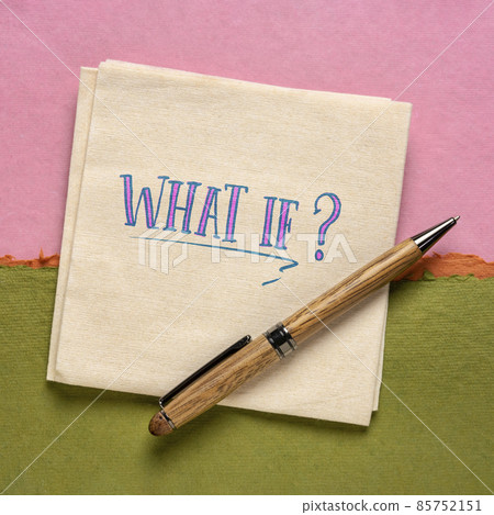 What if question on napkin 85752151