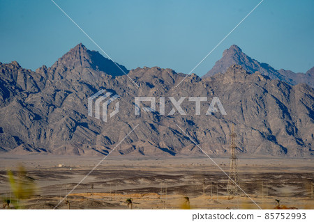 mountains in egypt. the mountain range of Egypt. travel in egypt. deserts of egypt 85752993