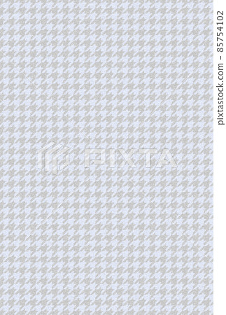 Quite thin (25%) houndstooth flannel fabric style background material illustration blue 85754102