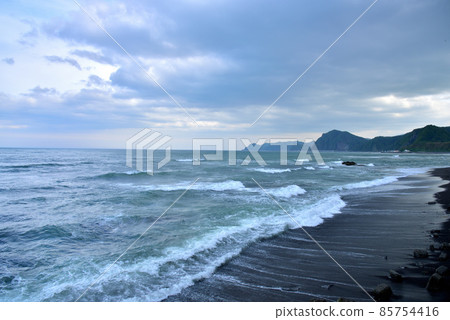 Coastal scenery near Funbe Falls Northern image Funbe, Hiroo-cho, Hokkaido 85754416