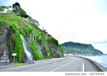 北海道廣尾町 Funbe 瀑布北岸風景 85754420