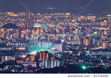 《大阪府》夜景/大阪市中心住宅區 85756880