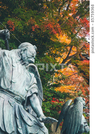 高山藥王院天狗立像秋葉 高山藥王院天狗立像秋葉 85759368