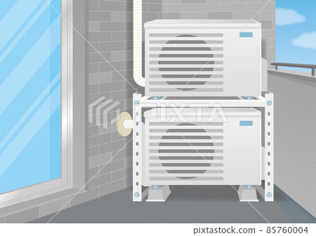 陽台室外機 2層 2層 2層 空調風管 安裝方法 豪宅軟管 陽台室外機 2層 2層 2層 空調風管 安裝方法 豪宅軟管 85760004