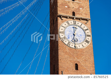 Ancient Civic Tower called Torre Bissara - Vicenza Veneto Italy Ancient Civic Tower called Torre Bissara - Vicenza Veneto Italy 85760525