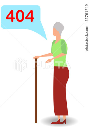 Unhappy woman, mistake, remember error. Forgot, bad memory. Human emotion and body language concept illustration in flat style Unhappy woman, mistake, remember error. Forgot, bad memory. Human emotion and body language concept illustration in flat style 85761749