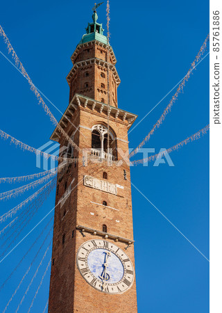 Ancient Civic Tower called Torre Bissara - Vicenza Veneto Italy 85761886