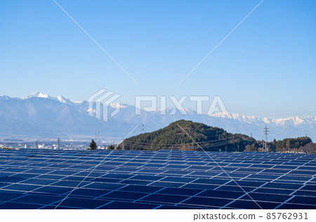 自然和太陽能電池板 85762931