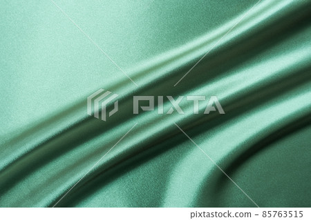 Elegant green silk fabric texture as background Abstract background Elegant green silk fabric texture as background Abstract background 85763515