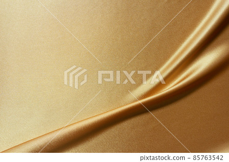 Luxury smooth elegant golden silk fabric texture as background Abstract background 85763542