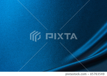 Luxury smooth elegant blue silk fabric texture as background Abstract background 85763549