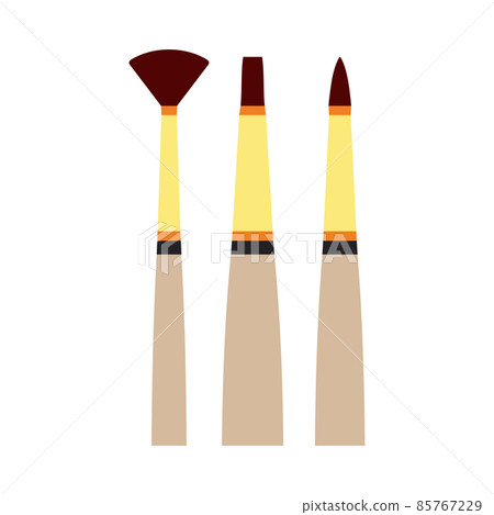 Paint Brushes Set Icon Paint Brushes Set Icon 85767229