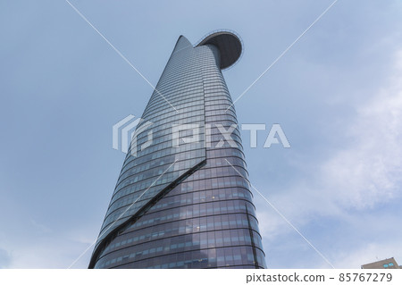 View of modern high-rise buildings Bitexco Financial Tower in Ho Chi Minh City, Vietnam 85767279