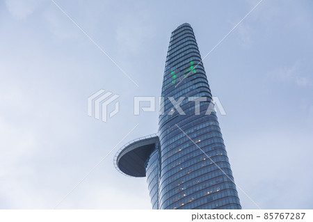 View of modern high-rise buildings Bitexco Financial Tower in Ho Chi Minh City, Vietnam 85767287