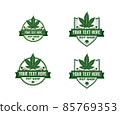 Weed or pot shop customizable marihuana logo symbols 85769353
