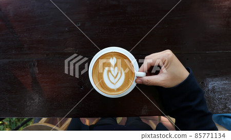 hot cofffee, cappuccino coffee or latte coffee. hot cofffee, cappuccino coffee or latte coffee. 85771134