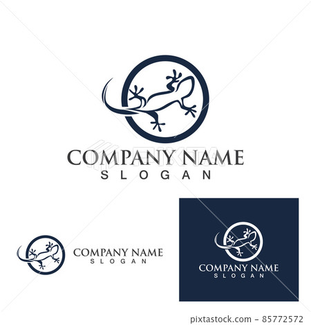 Lizard animals logo and symbols vector temlate 85772572