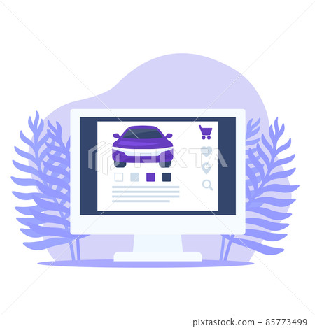 buy car online vector illustration buy car online vector illustration 85773499